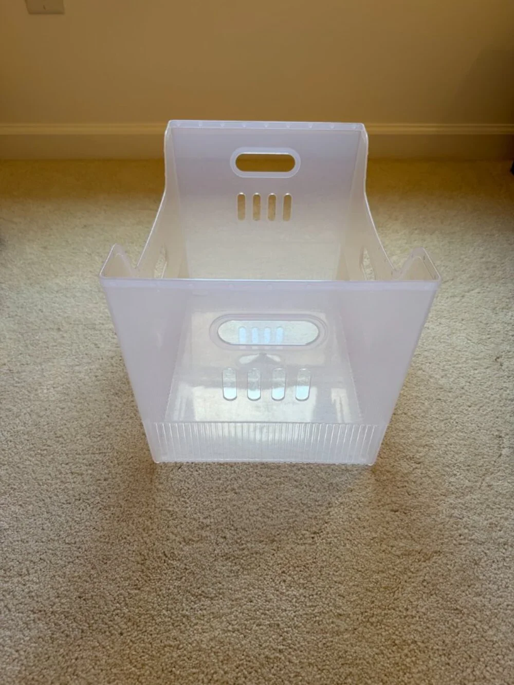 Set of 2 Container Store X-Large Multi-Purpose Bins - Translucent